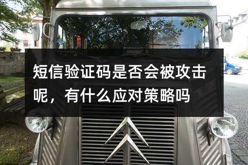 短信驗證碼是否會被攻擊呢,有什么應(yīng)對策略嗎
