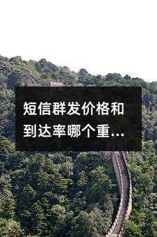 短信群發(fā)價(jià)格和到達(dá)率哪個(gè)重要?