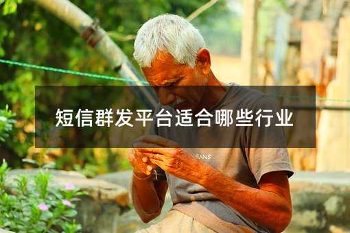 短信群發(fā)平臺(tái)適合哪些行業(yè)