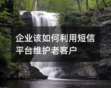 企業(yè)該如何利用短信平臺(tái)維護(hù)老客戶